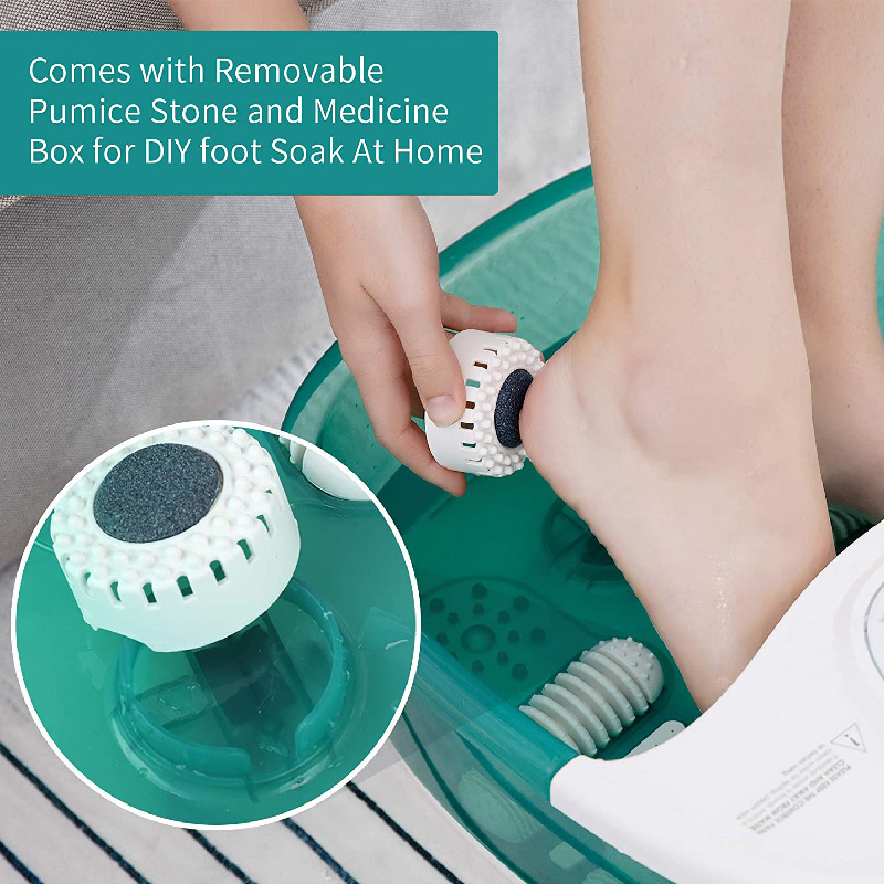 MM-20A-3 Pengurut Mandian Spa Kaki dengan Haba dan Empat Penggelek Urut Besar