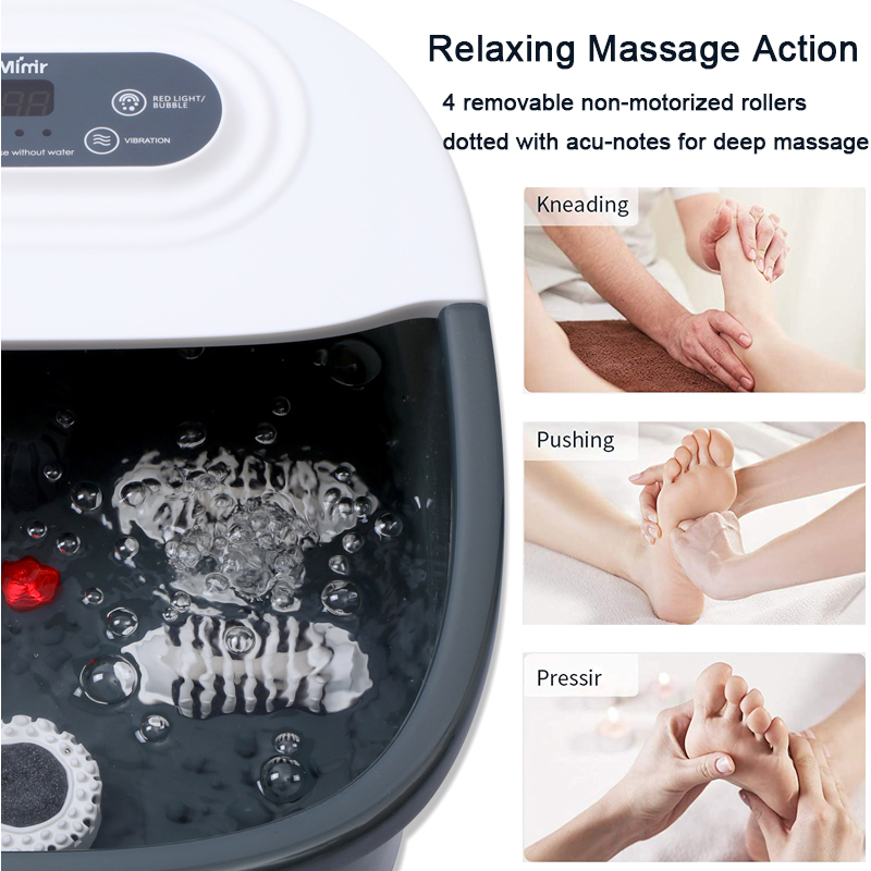 Pengurut Mandian Spa Kaki Manual MM-20M-8 dengan Getaran