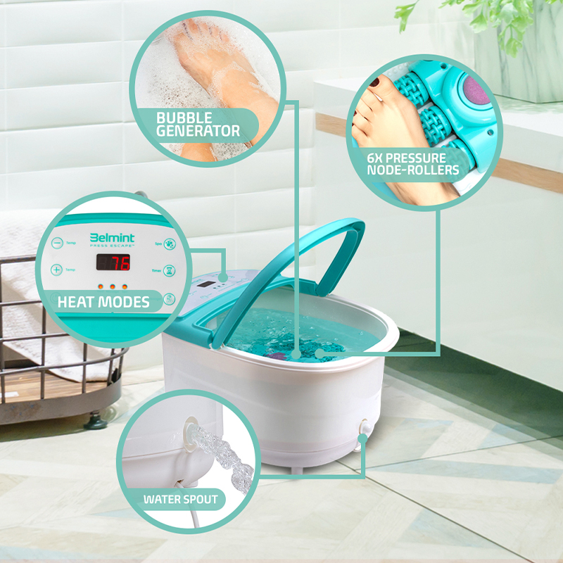 Pengurut Mandian Spa Kaki Automatik KY-888 dengan Buih Oksigen